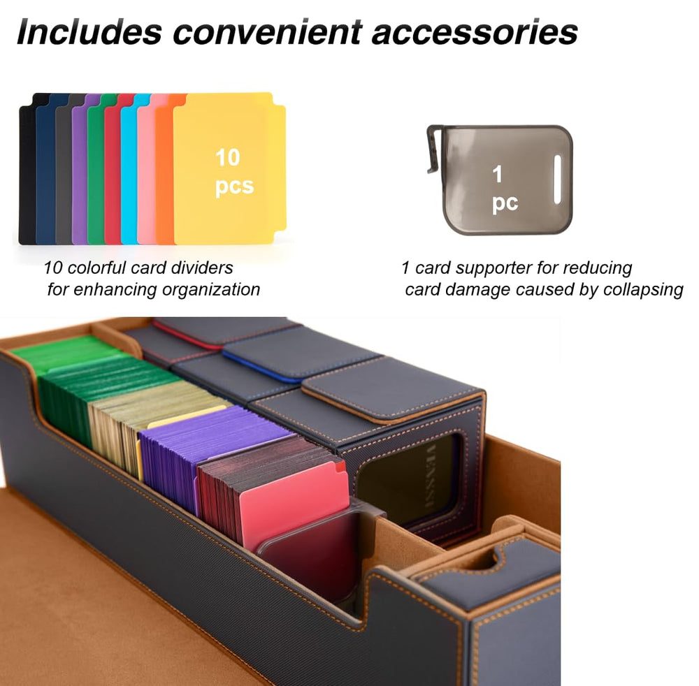 Venssu playmat compartment fits mats or many sleeved cards.