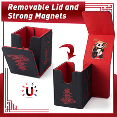 Venssu removable dividers help organize cards, tokens, and sideboards