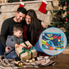 Veook durable ABS plastic tracks stand up to energetic kids