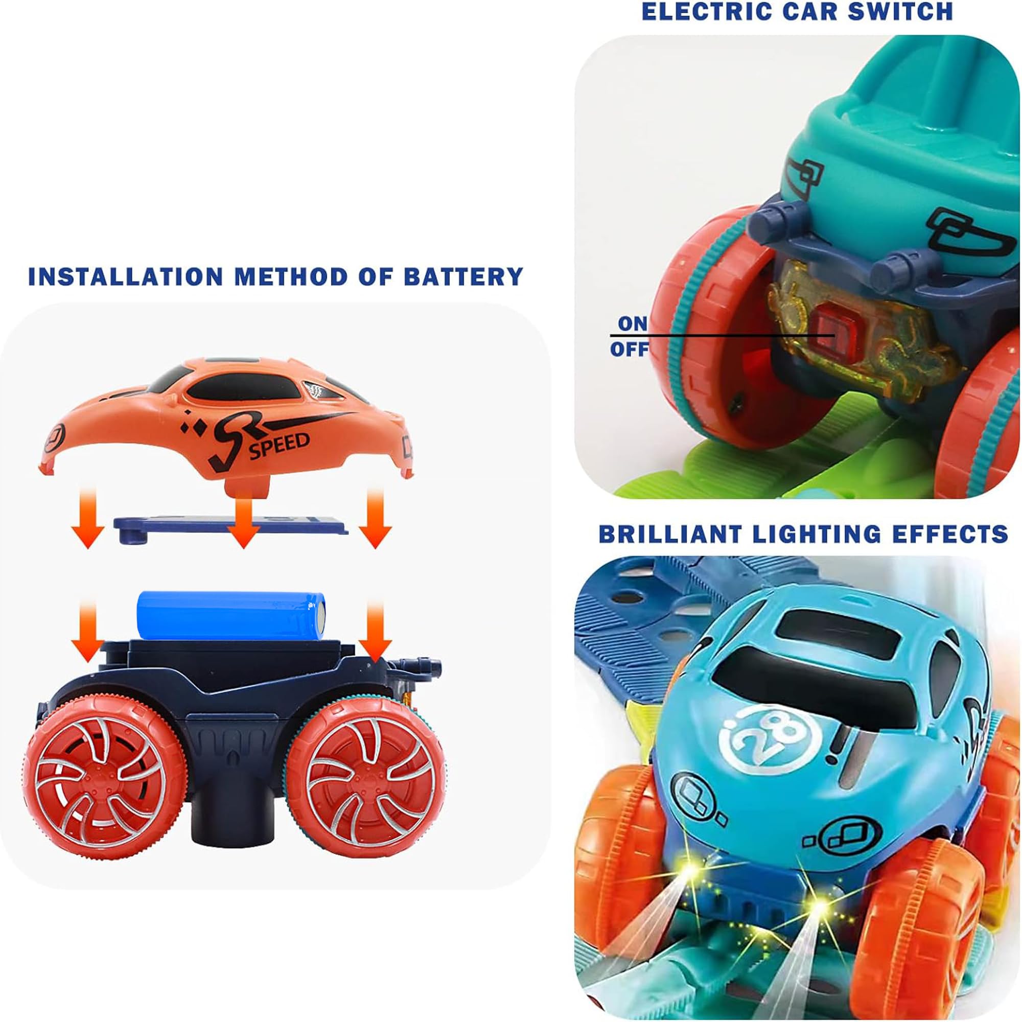 Veook flexible bendable track for varied race configurations