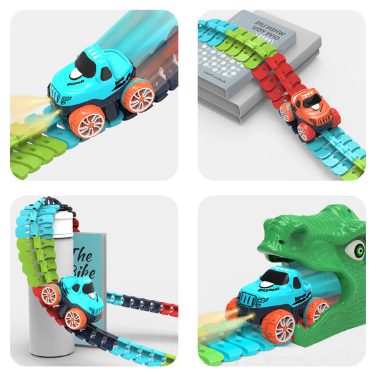 Veook LED racing car lights up for thrilling play sessions
