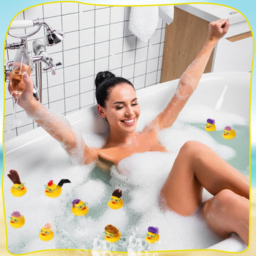 VercanMonth bath time duck decor for celebrations and prizes