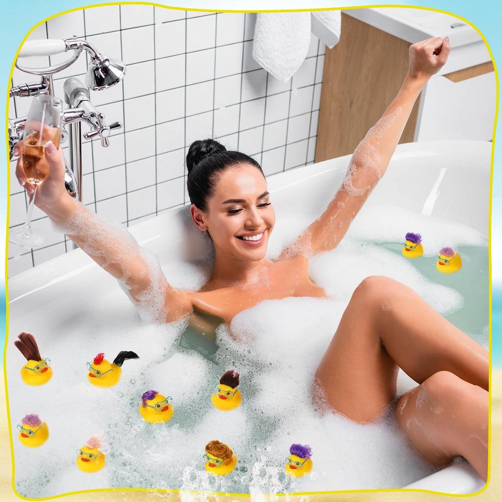 VercanMonth bath time duck decor for celebrations and prizes