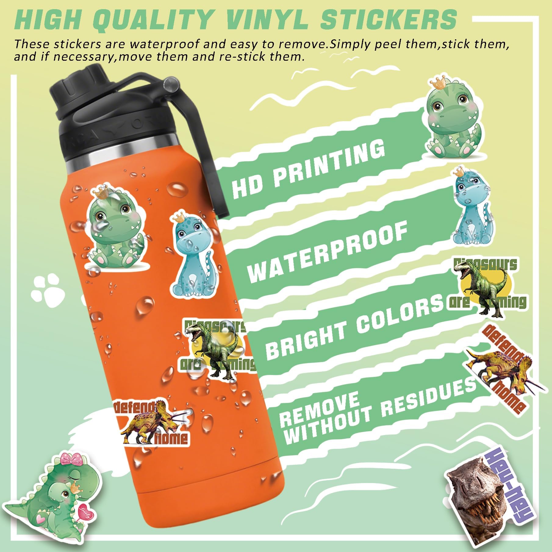VERKSTAD kids' sticker pack brightens laptops, skateboards, and school gear