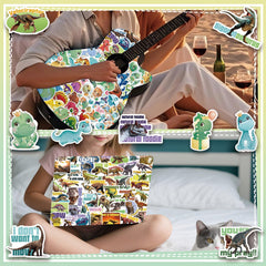VERKSTAD skateboard stickers are durable and easy to reposition