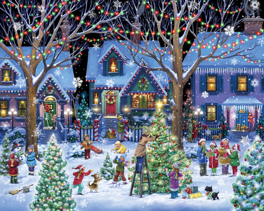 Vermont Christmas Company Christmas Cheer puzzle box for holiday fun