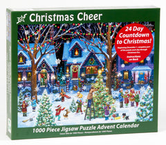 Finished puzzle size reference from Vermont Christmas Company for framing or display.