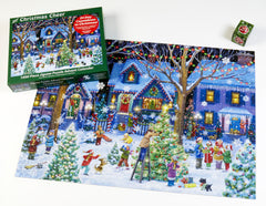 Piece guarantee and replacement option shown for missing pieces from Vermont Christmas Company.
