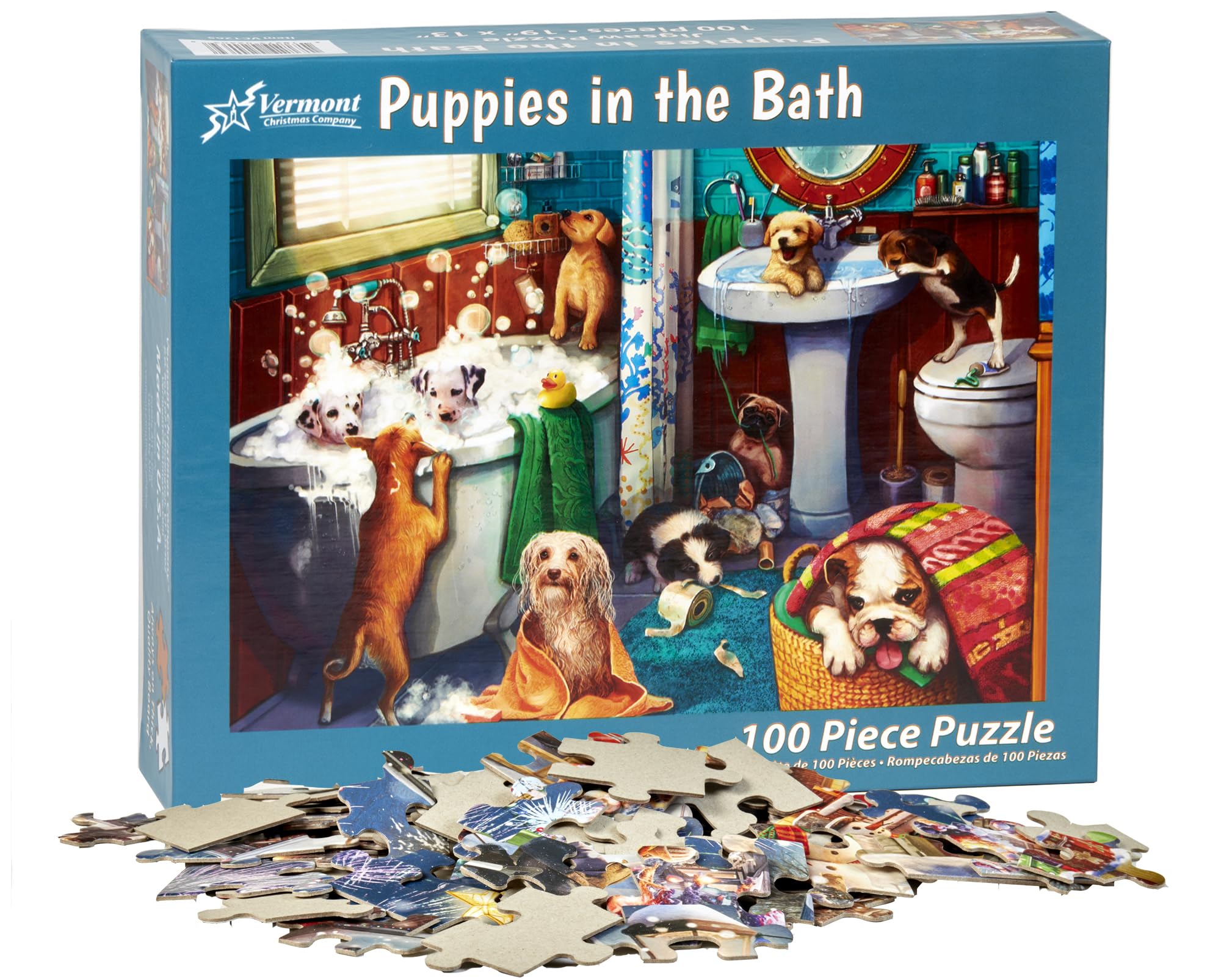 Interlocking pieces offer a satisfying, cozy puzzle-solving experience.