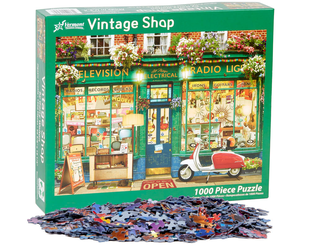 Vermont Christmas Company recycled materials puzzle packaging highlights eco friendly appeal