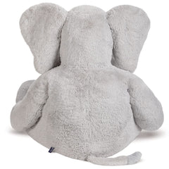 Vermont Teddy Bear elephant long trunk highlight for playful poses