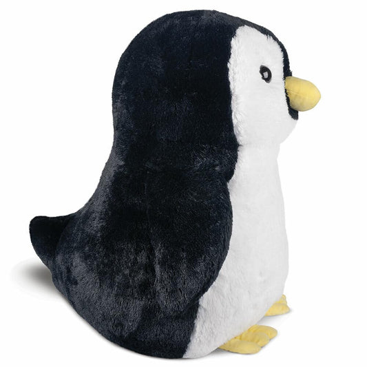 Vermont Teddy Bear penguin close-up fur texture, ultra-soft for cuddles.