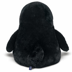 Vermont Teddy Bear 28-inch penguin standing pose, display-worthy.