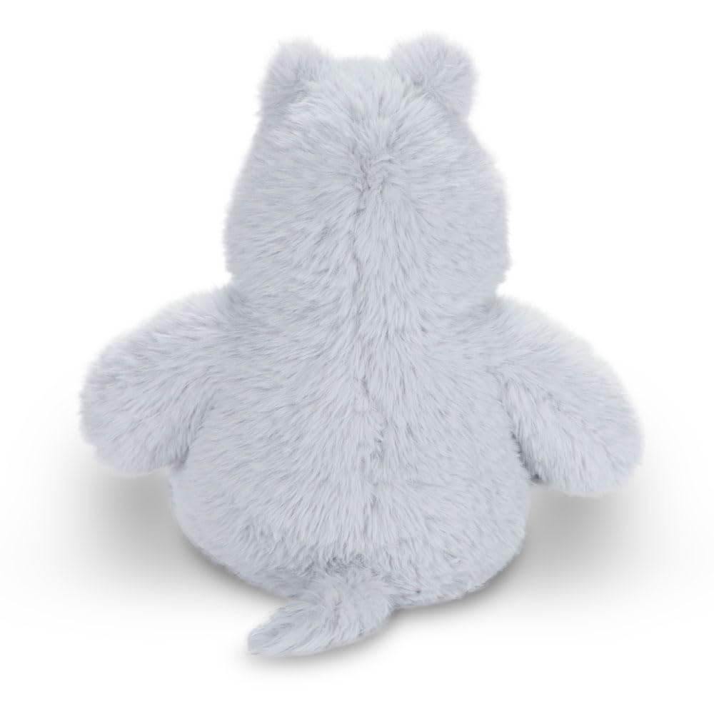 Soft fur detail on the hippo plush highlighting a gentle, comforting touch.
