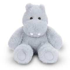 USA-made Vermont Teddy Bear hippo plush showcasing high-quality craftsmanship.
