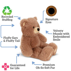 Lifetime guarantee card from Vermont Teddy Bear emphasizes lasting companionship