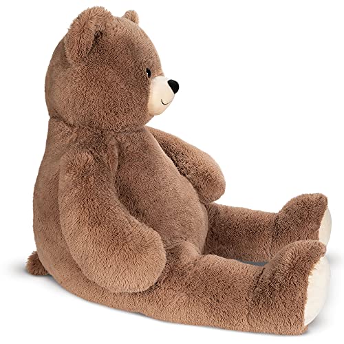 Vermont Teddy Bear ultra-soft fur inviting touch and comforting snuggles.