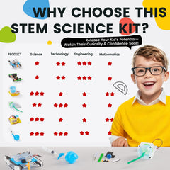 Verowit 6-in-1 STEM kit step-by-step assembly guides support confident building