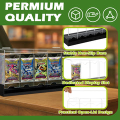 Verssure acrylic dispenser clarity keeps boosters visible and protected.