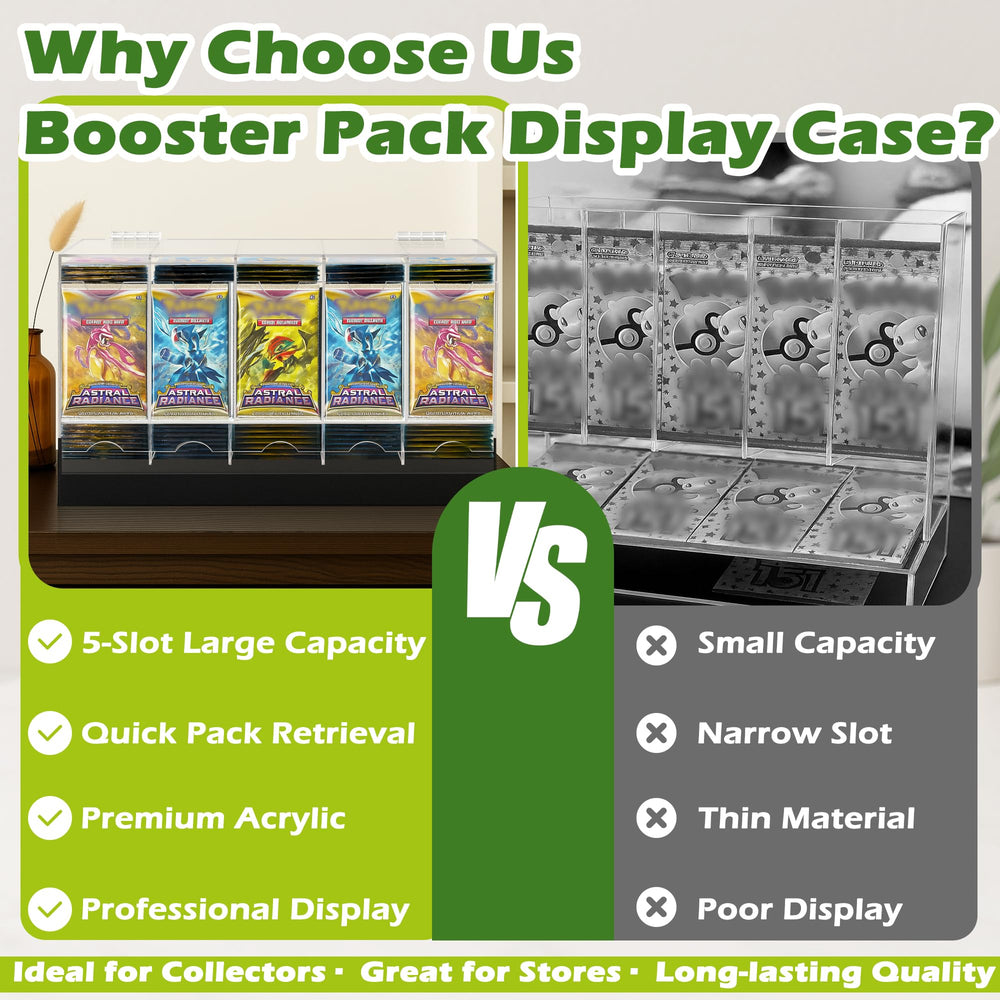 Verssure booster-pack display stand on desk supports easy access during browsing.