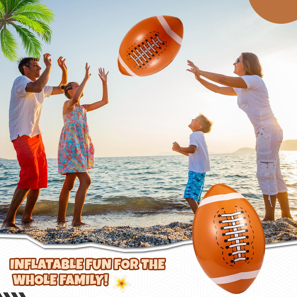 Vertintong football party decor prop enhances themed celebrations
