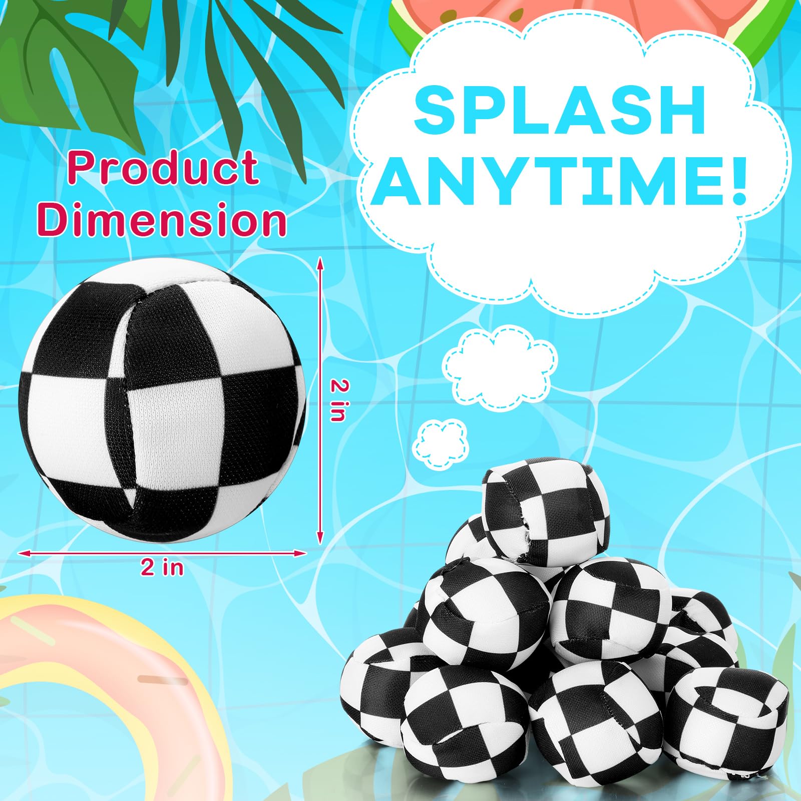 Vertintong water balls demonstrating absorbent core for engaging water games