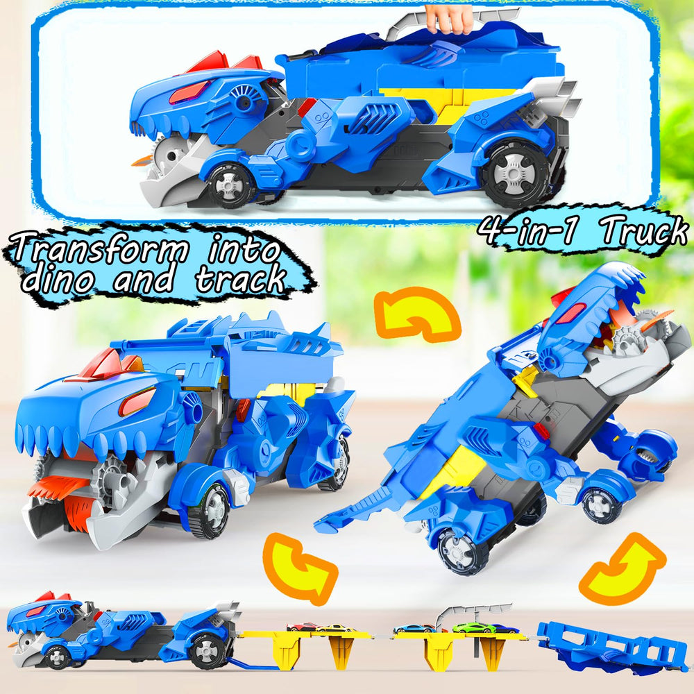 VESIHOLO dinosaur-truck safe ABS construction with rounded edges for kids.