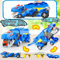 VESIHOLO dinosaur-truck safe ABS construction with rounded edges for kids.