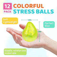 VESPRO stress balls in bright colors promote focus and tactile fun.