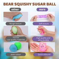 VESPRO BPA-free non-toxic stress ball in durable TPR for long-lasting play.