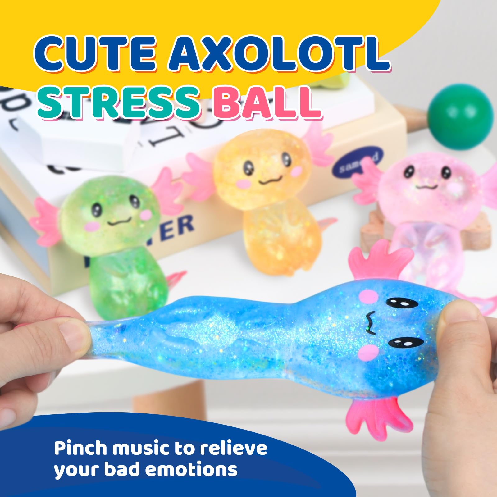 VESPRO colorful stress balls for desk or playtime and mood boost