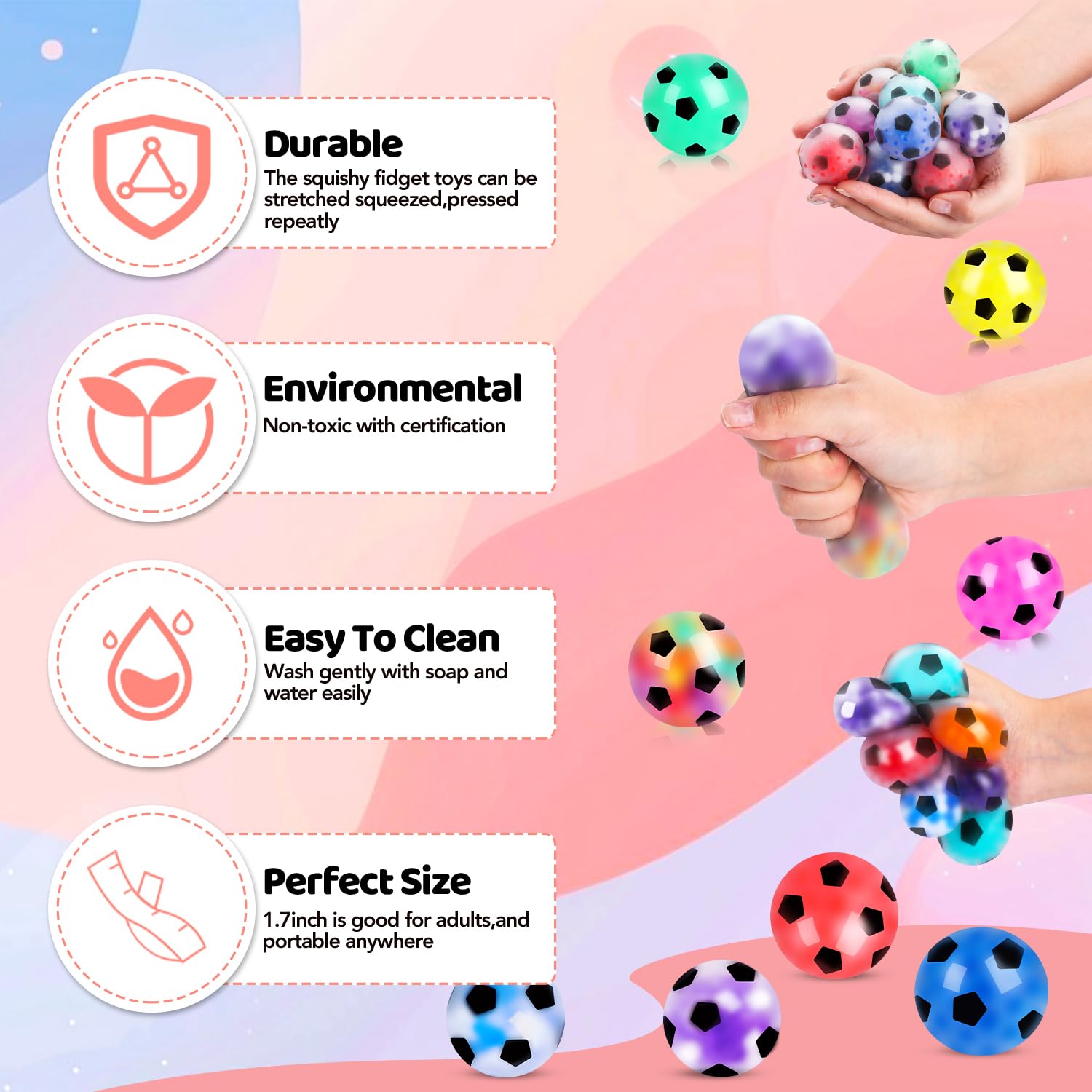 VESPRO travel-friendly stress ball set, pocket-sized for commutes.