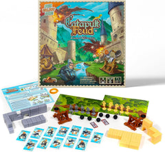 Vesuvius Media Catapult Feud box front with vibrant artwork for family game night.