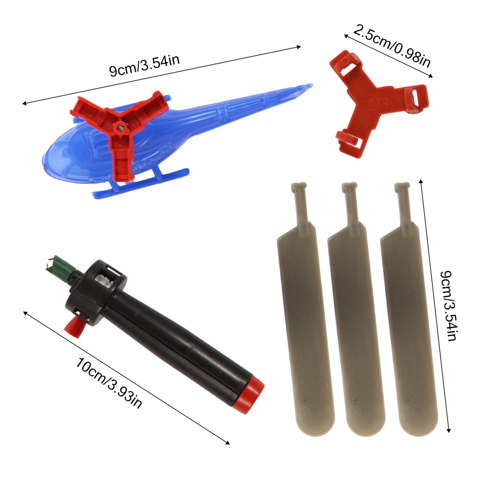 VETE helicopter toys for kids 3+ with easy pull-and-fly setup
