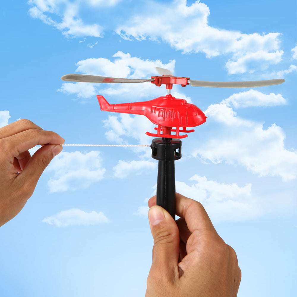 VETE eight-pack 360-degree rotating helicopters for classroom prizes and party favors