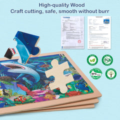 Vextronic construction puzzle 60pcs develops spatial awareness and concentration