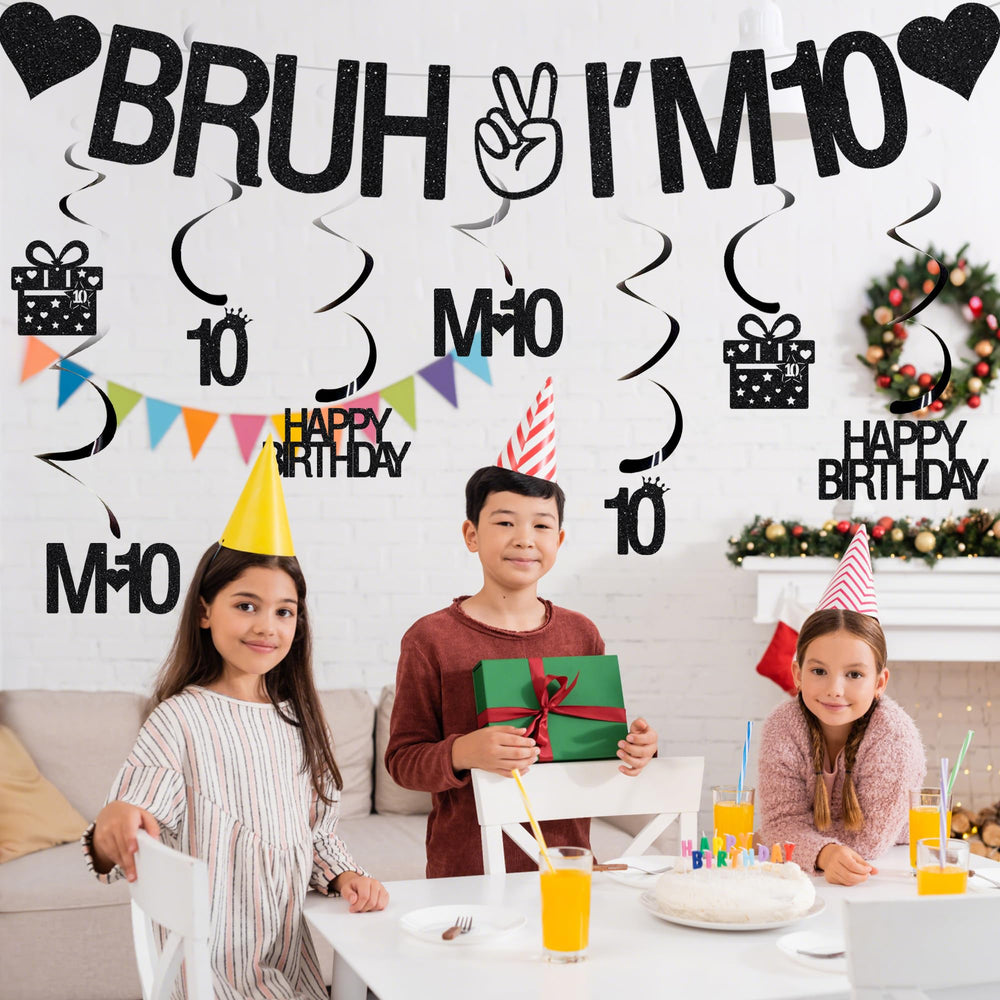 VeyoCraft Bruh I'm 10 photo-ready display for birthday celebrations