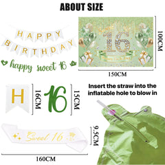 VeyoCraft Sweet 16 banner highlights milestone moments with stylish typography