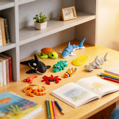 VGBEP killer whale figurine creates dynamic ocean display