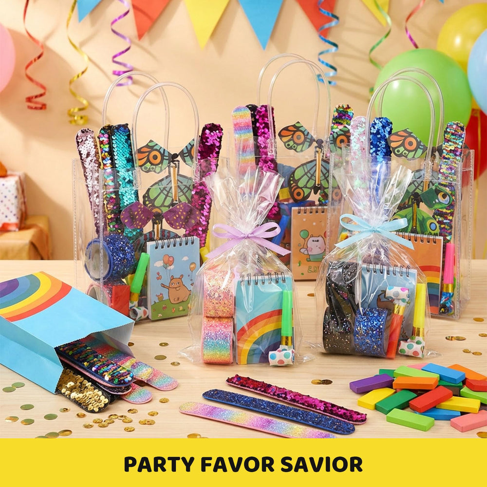 VGOODALL party favors bracelet kit, vibrant bulk set for celebrations.