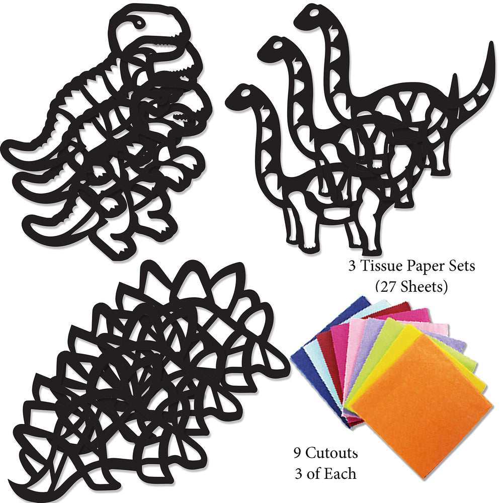 VHALE suncatcher kit includes everything for quick, mess-minimizing classroom crafts.