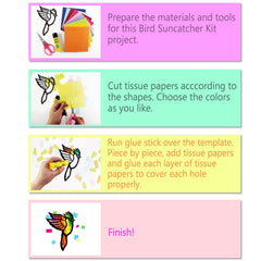 VHALE Suncatchers pre-cut templates simplify craft-making for kids.