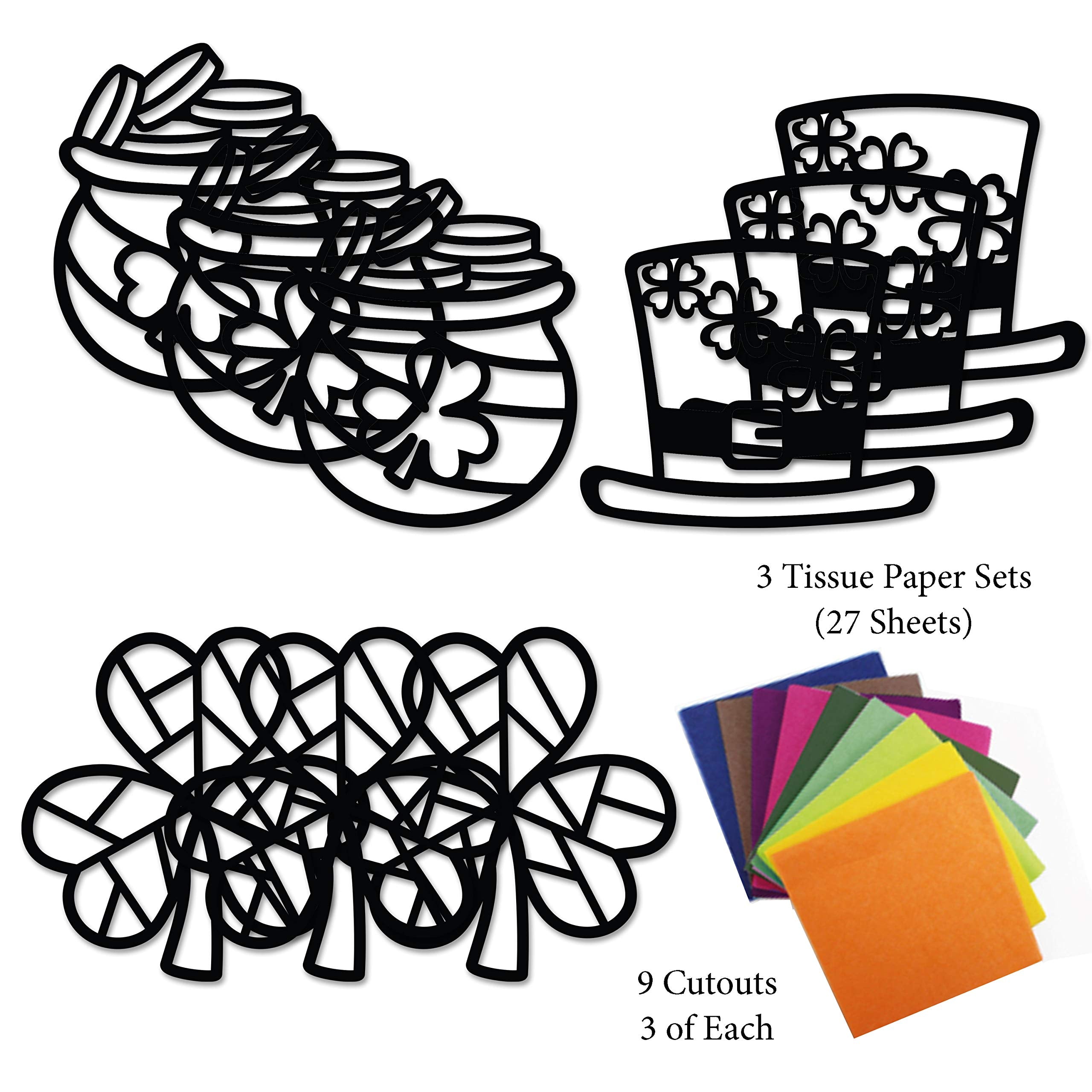 VHALE stained-glass style suncatchers brighten sunlit windows