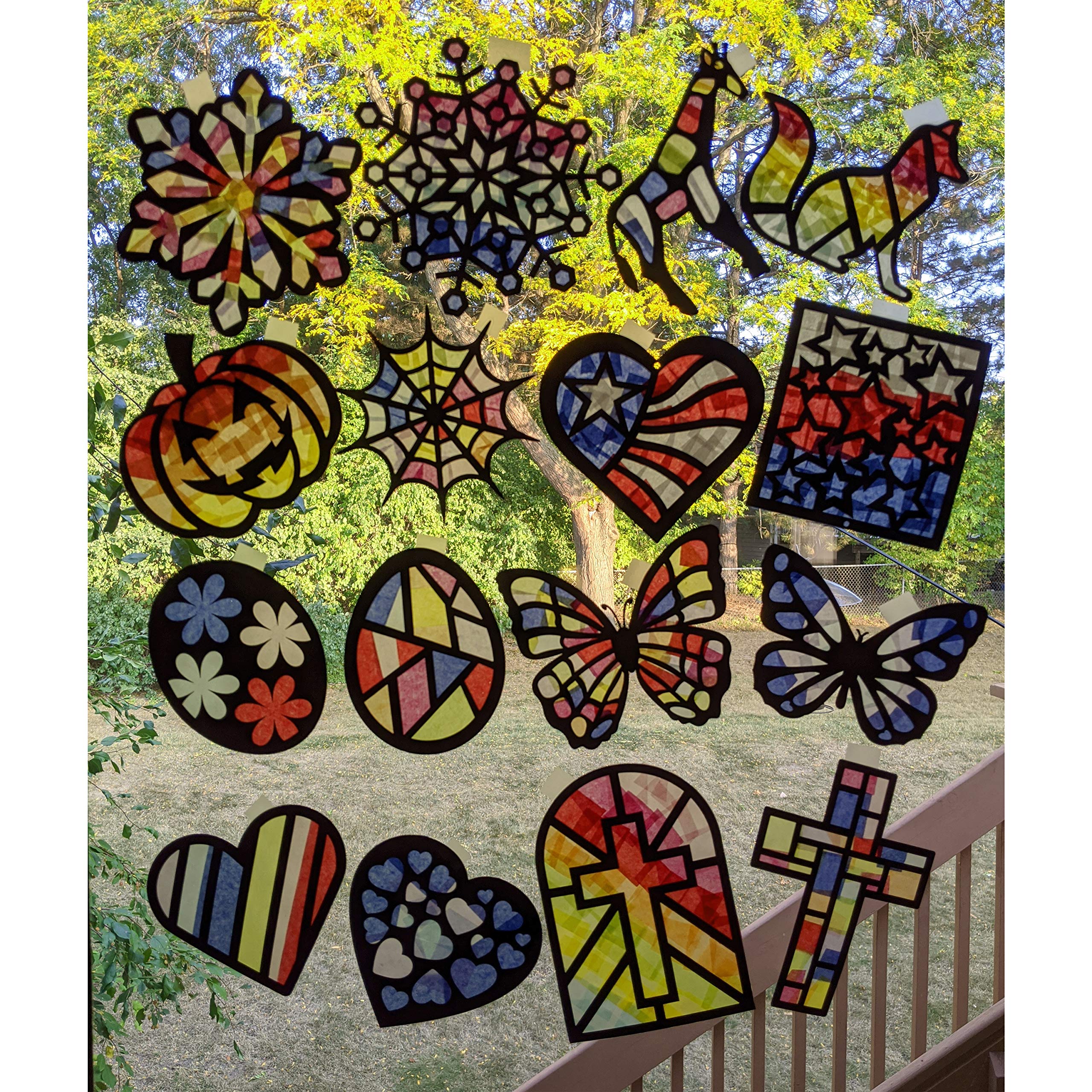 VHALE window art kit invites creative projects and colorful displays.
