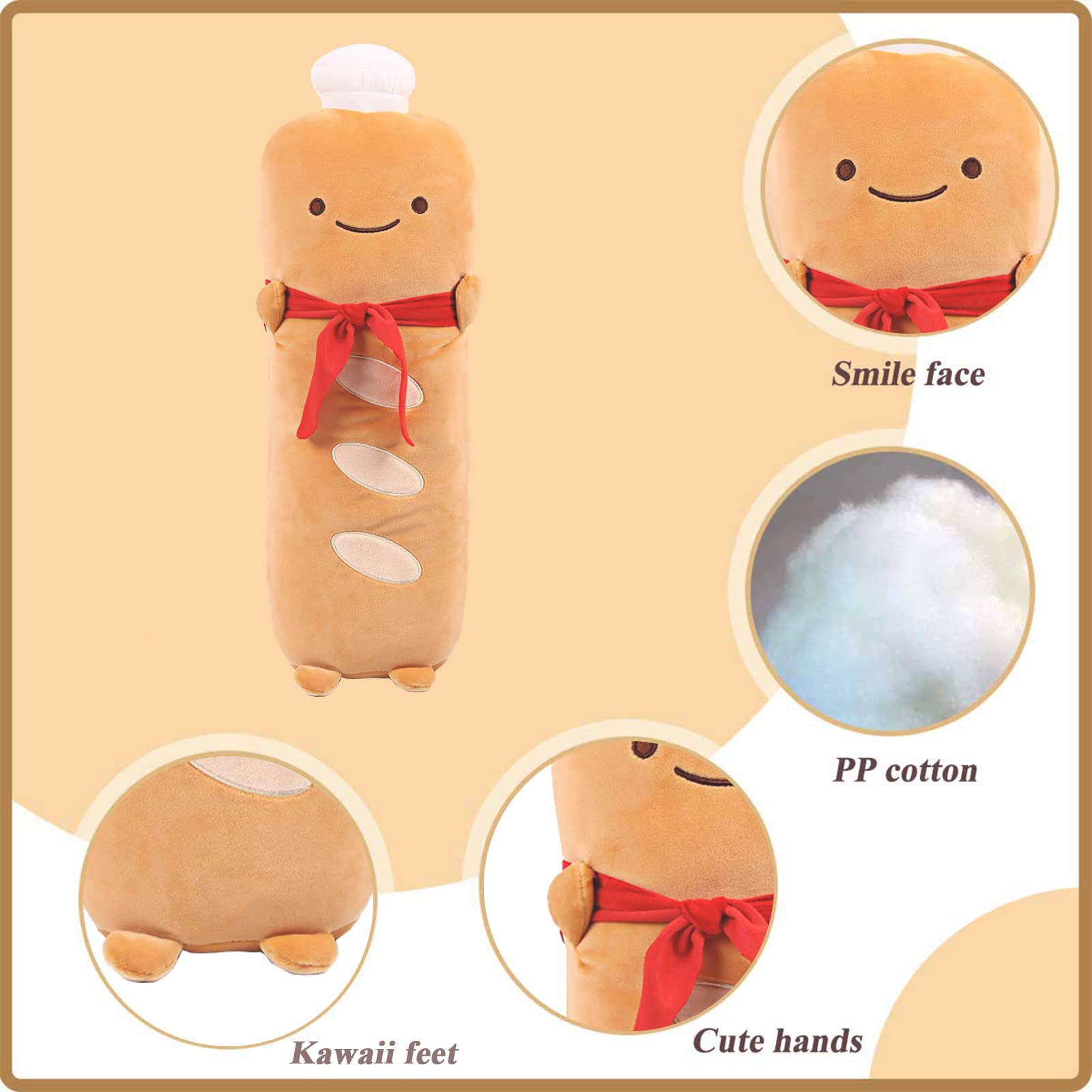 VHYHCY toast bread pillow is a reading-friendly afternoon companion.