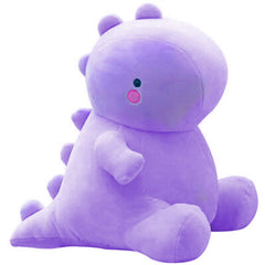 VHYHCY 12-inch dinosaur plush front view, soft and huggable for playtime and naps.