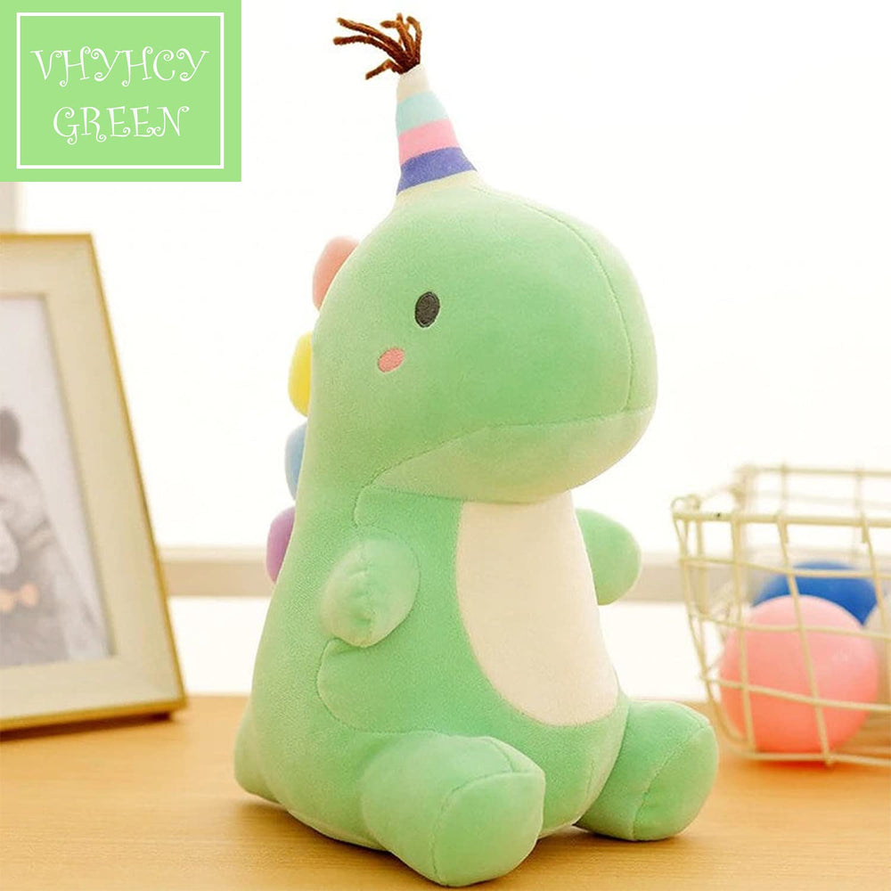 VHYHCY dinosaur plush, side view, cozy companion for imaginative play.
