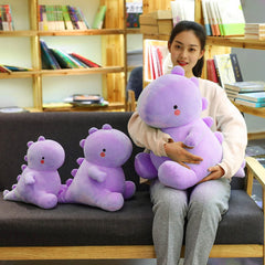 VHYHCY dinosaur plush texture closeup highlights ultra-soft fabric.