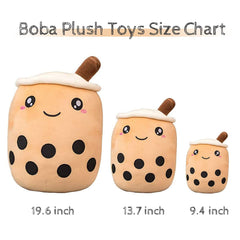 VHYHCY huggable bubble tea plush, a cozy bedside companion.
