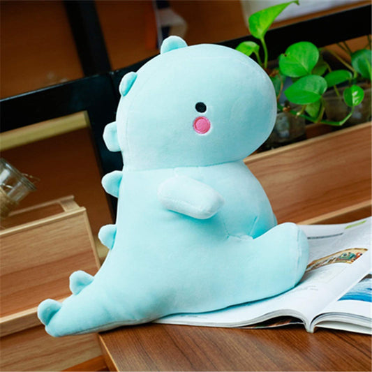 VHYHCY soft dino plush close-up reveals fluffy texture.